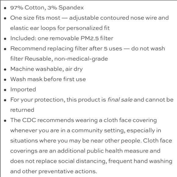 Bundle New Draper James Face Mask & Ipsy Bag - Picture 3 of 6